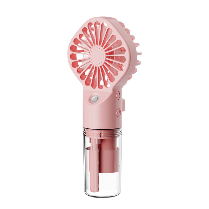 Portable Handheld Spray Fan 4-Speed Water Spray Mist Fan Summer Cooling Artifact USB Charging Summer Supplies Outdoor Mini Fan - 2